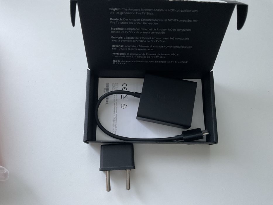 Amazon Fire TV stick 4K + Ethernet Adaptor