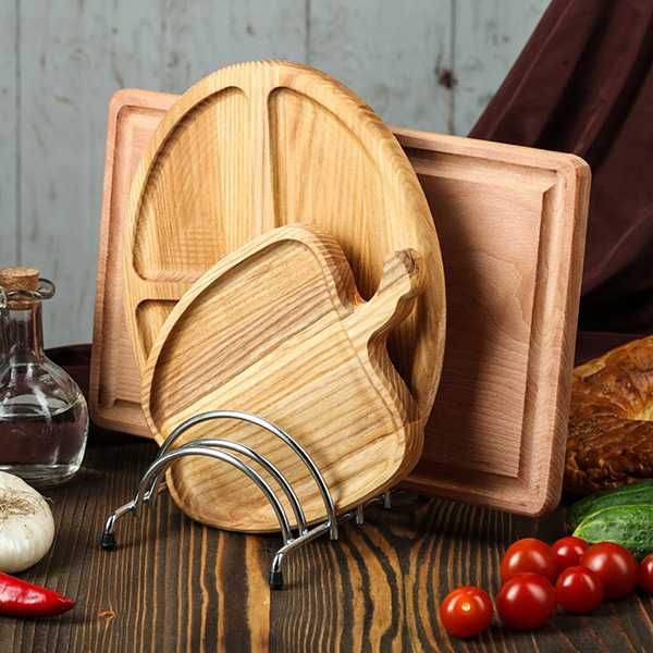 Посуда из дерева для подачи блюд