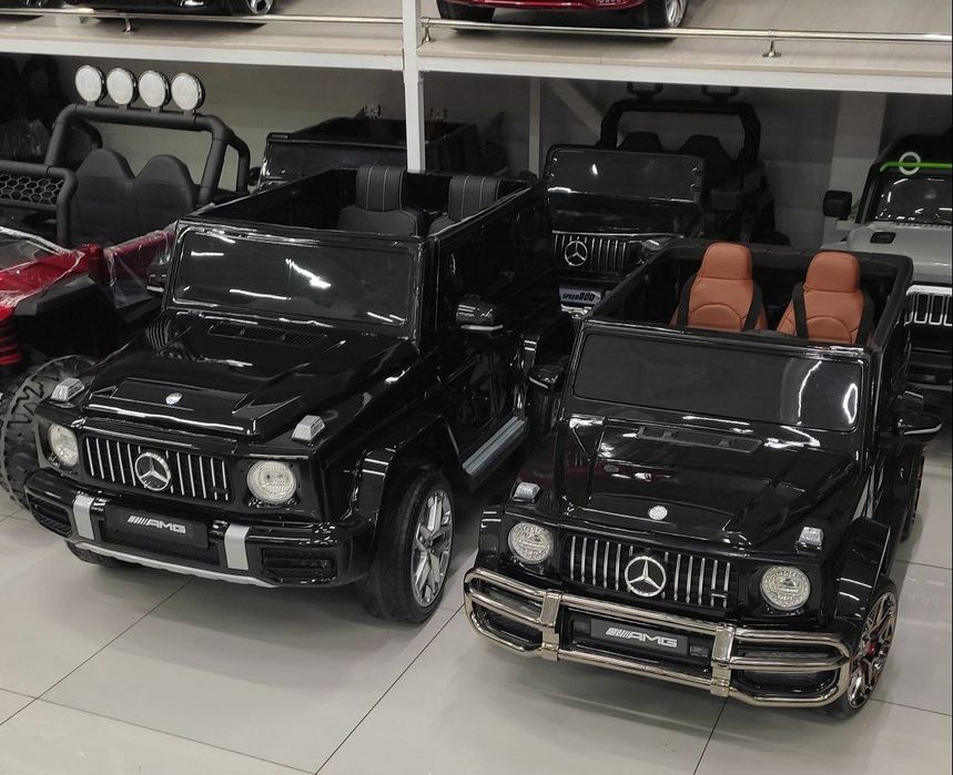Детский электромобиль двухместный  Mersedes benz AMG