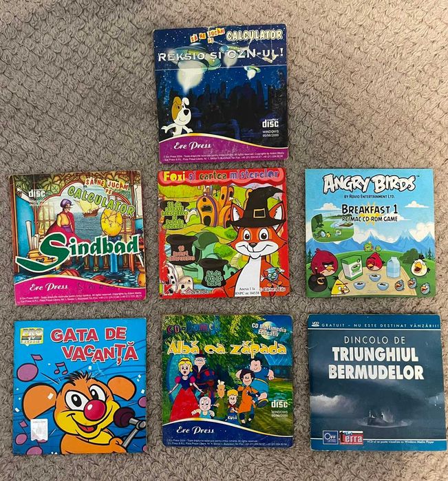 Set CD cu jocurii pentru copii