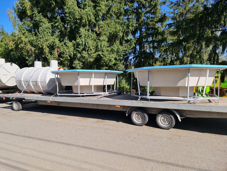 Mini piscina din fibra de sticla ciubar hot tub 7 -13 persoane