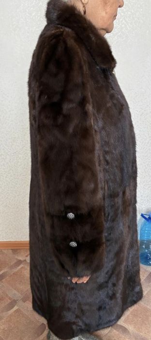Норковая шуба, цельная