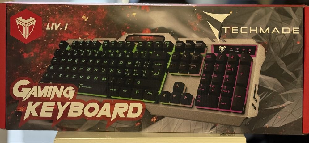 НОВО!!! Гейминг клавиатура Techmade (LIV. I)