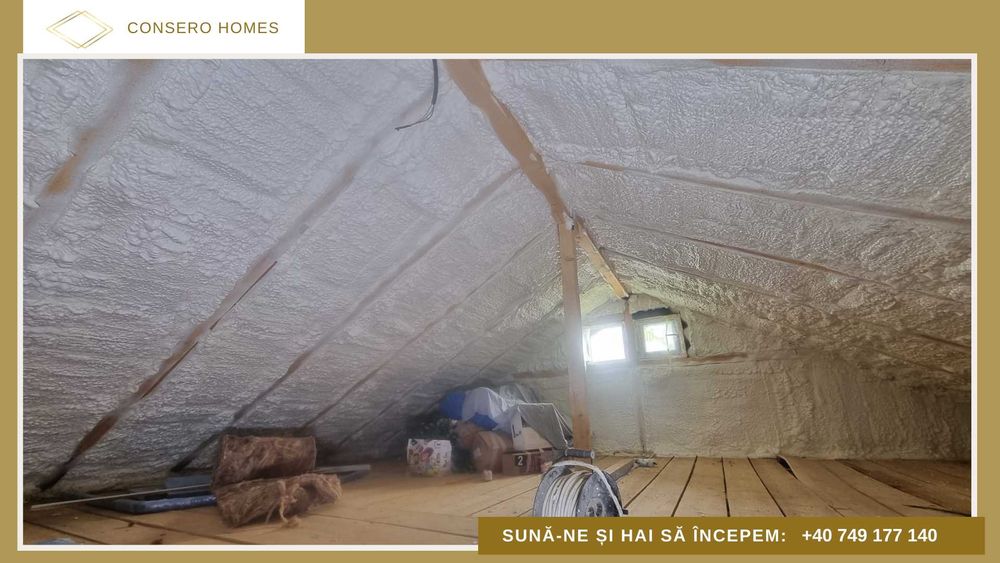 Izolatie Termica cu Spuma Poliuretanica