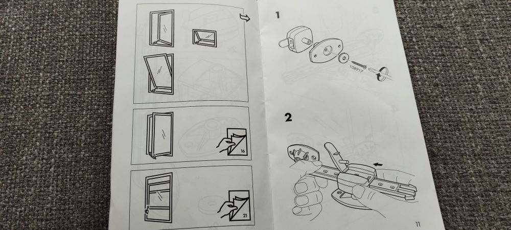 Фиксаторы на окно IKEA Patrull