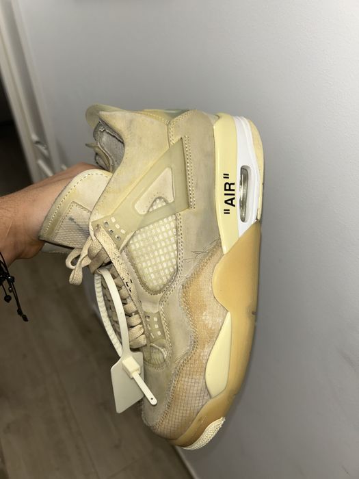 Jordan 4 Retro Off-White Sail