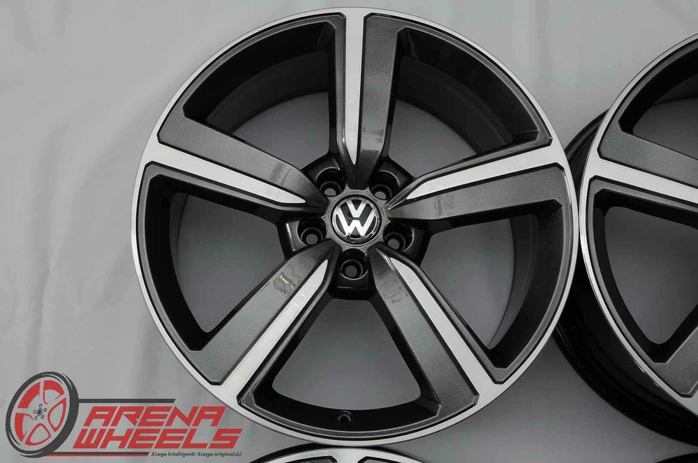 Jante Noi 20 inch Originale VW Touareg 3 CR R20 Gri Diamond Cut