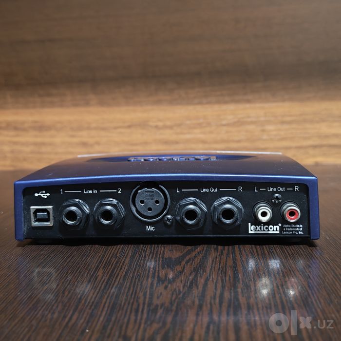 Audio Interface | Звуковая карта | Ovoz kartasi | Lexicon Alpha