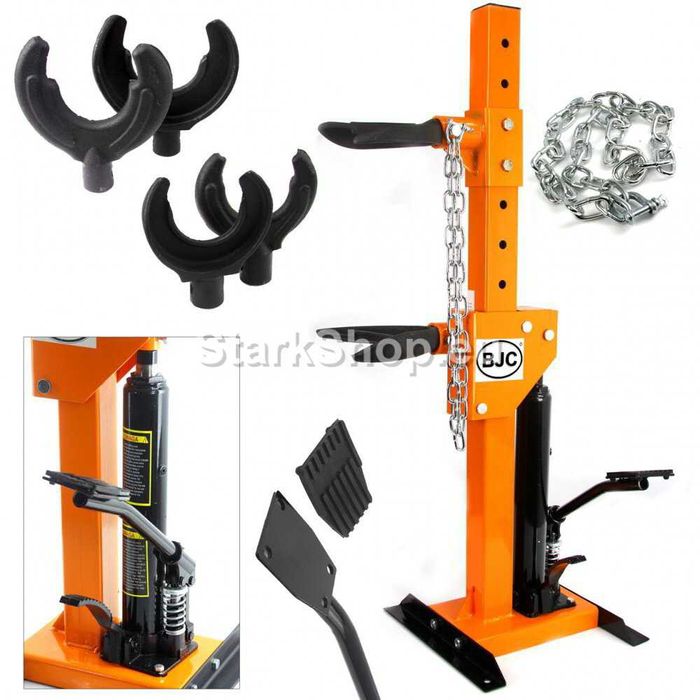 Хидравлична скоба – стойка за пружини с две лапи 1 тон BJC