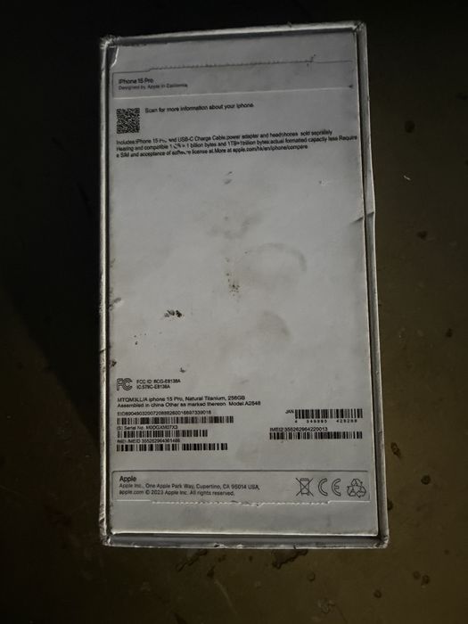 iPhone 15 pro 256gb