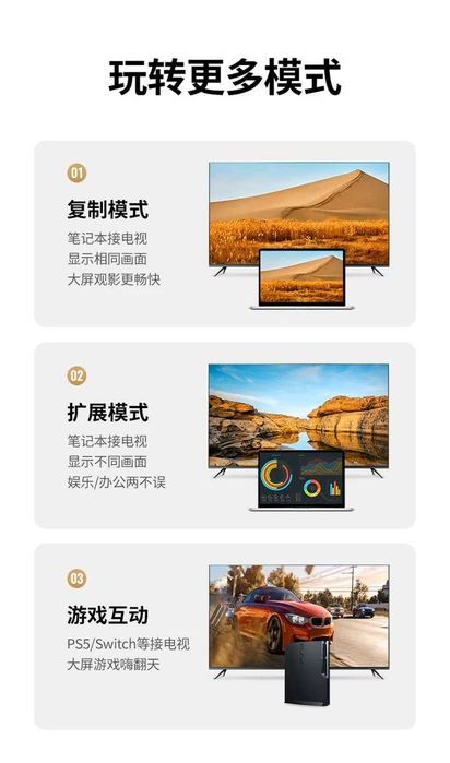 Ugreen Кабель 4K/60Hz 2K/120HZ 18Gbps HDMI to HDMI Adapter Cable