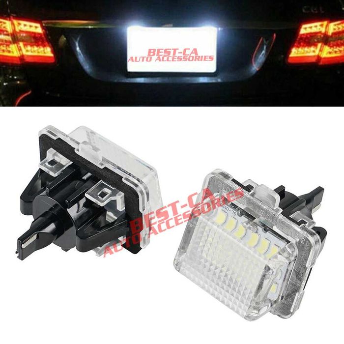 Set 2 lampi LED numar pentru Mercedes-Benz W204 W212 W221 W216 C207
