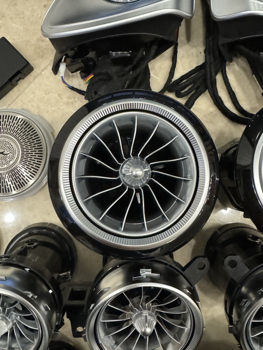 Set lumini ambimetale ventilatie Burmester Mercedes W205 W213 4D