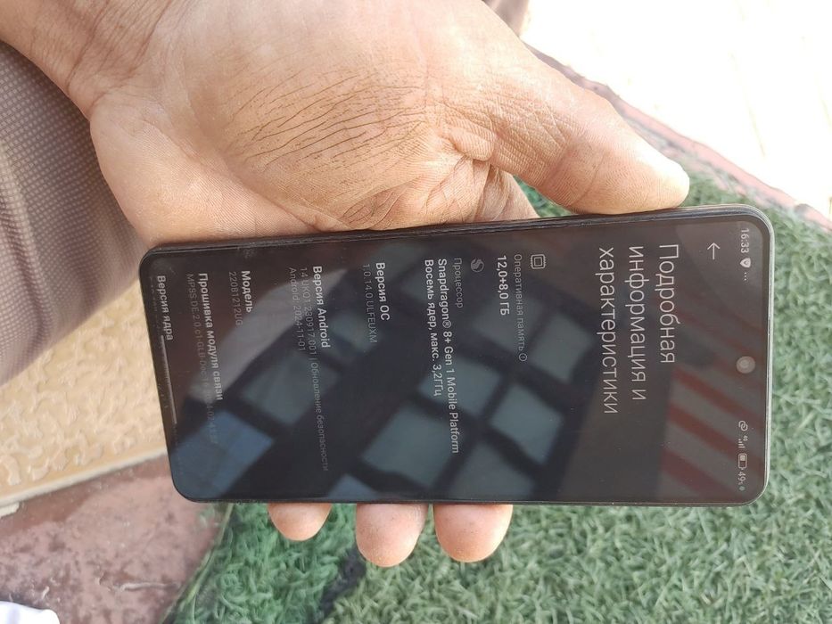 Pubg uchun Hiomi 12T pro 3.2Grs 12+8 GB snapdregon 8gen+1