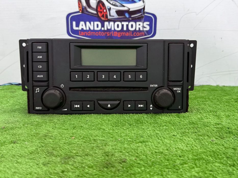 CONSOLA CENTRALA AUDIO /  RADIO CD PLAYER LAND ROVER FREELANDER II 2009 2.2 DIESEL DW12 SUV COD OEM AH52-18C815-AA A2C53112046 LR016908 2006-2014