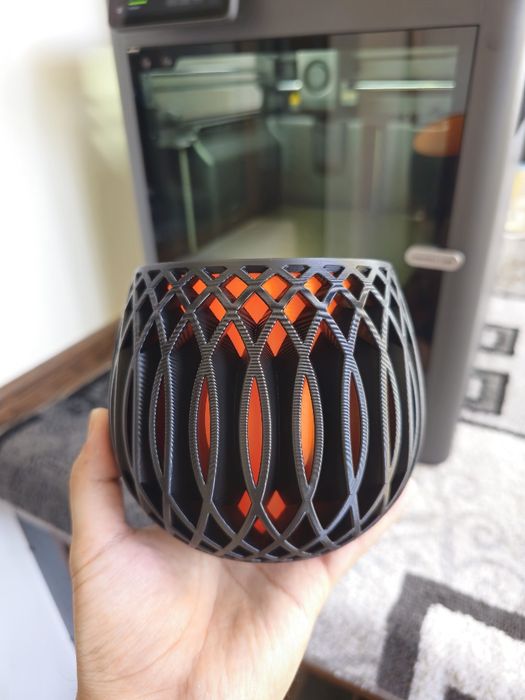 Кашпо распечатано на 3D принтере