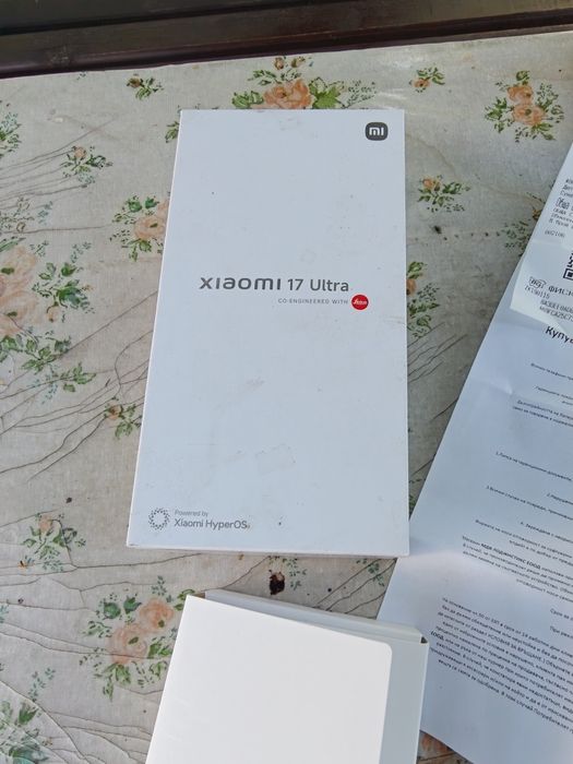 Xiaomi17 ultra  гаранция плю дес касва бележка .