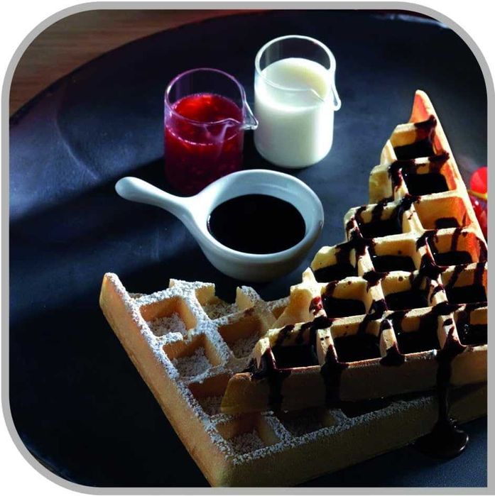 Незалепващи белгийски плочи за гофрети Tefal OptiGrill (XA7248) черпак