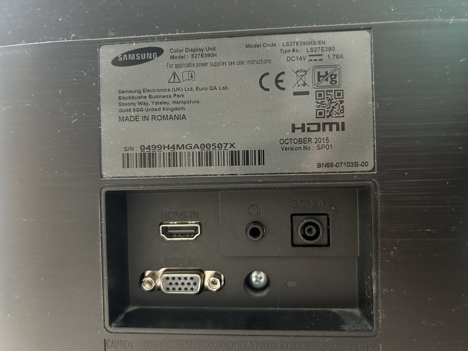 Monitor SAMSUNG  electronic
