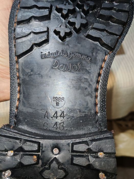 Италиански военни кубинки от естествена кожа Davos р-р 46