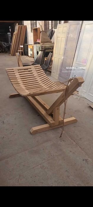 Leagan si balansoar  rustic de curte