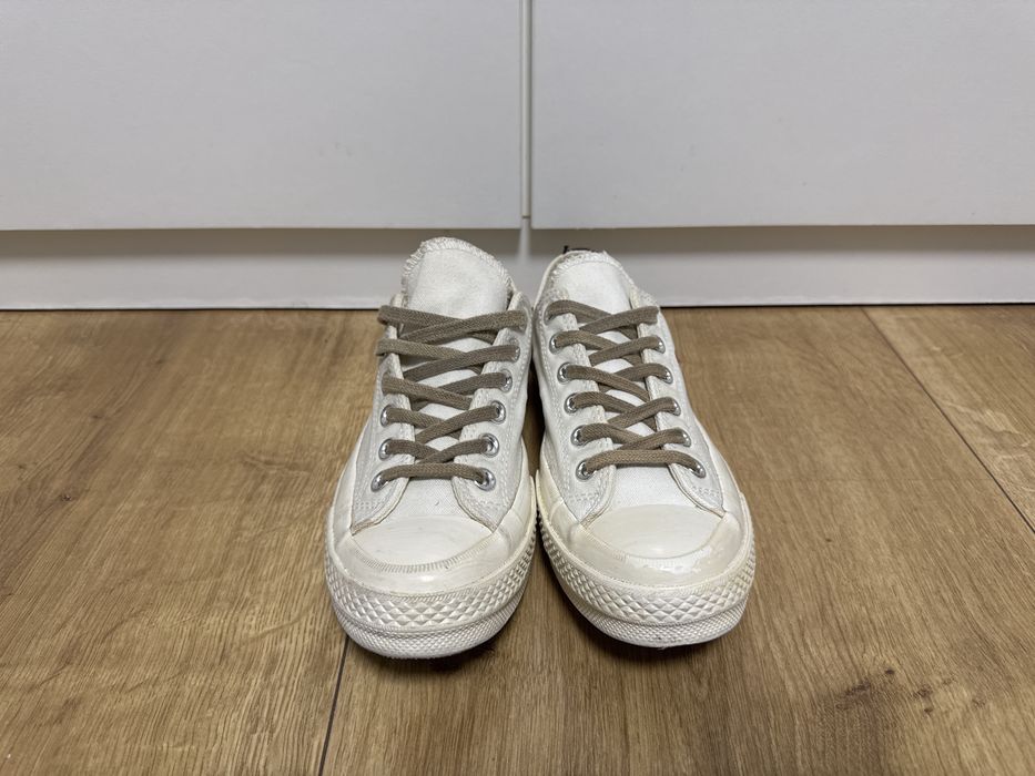 Comme des Garçons Play x Converse Chuck 70 Low (цвят Parchment/Milk)