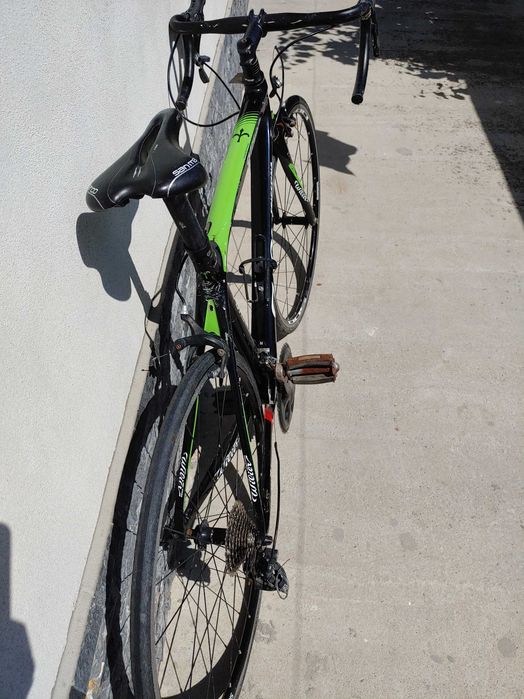 Bicicleta Cursiera Wilier Triestina Gran Turismo GTR Marime M 53 Full Carbon Negru + Verde