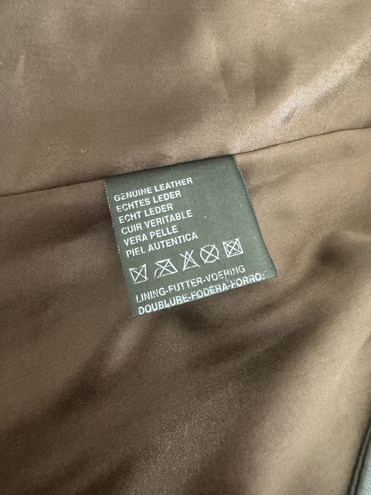 Натуральный кожанный плащ