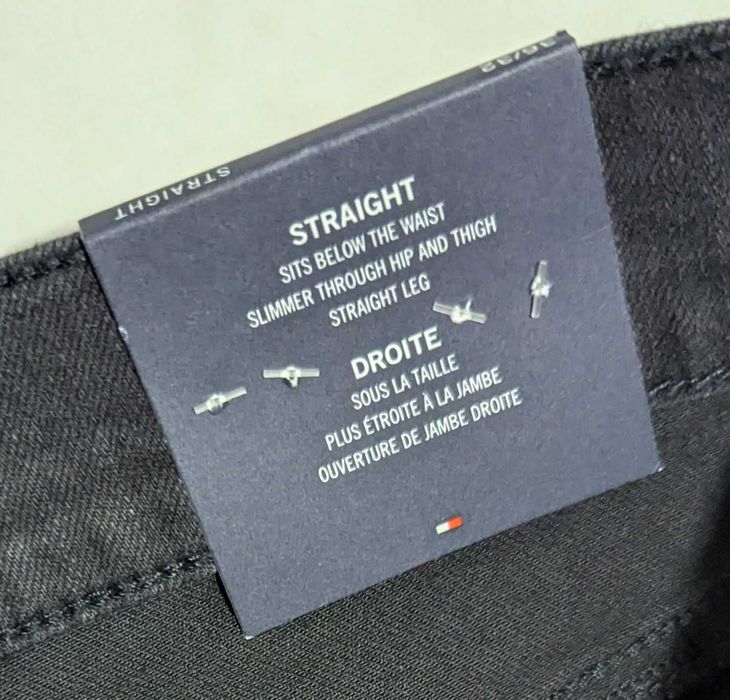 Tommy Hilfiger Denim мъжки черни дънкови панталони размер 36 от Сащ