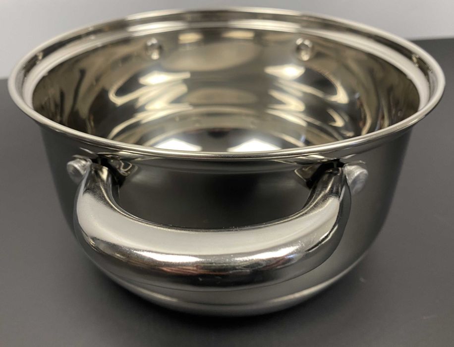 Cratita inox 2.6 litri cu capac de sticla pentru gatit rapid