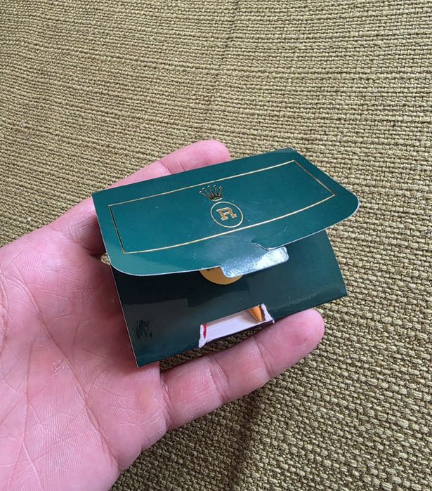 ROLEX Wooden Golf Tee & Marker Holder Set Kit