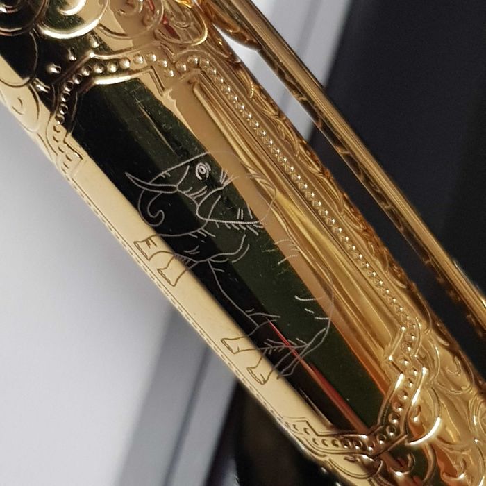 Set pix si stilou Montblanc Ed 80 de zile în jurul pământului Elephant