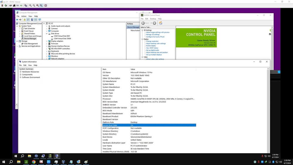 EZ Boot Настройка сервера CCU, CCBoot, Secure Boot, TPM 2.0