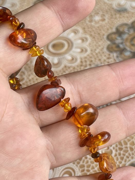 Янтарное Ожерелье Бусы