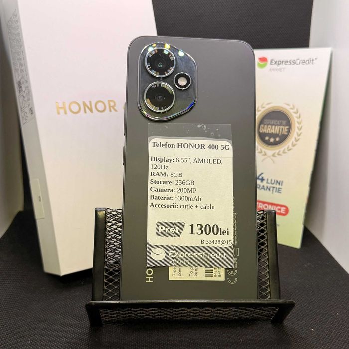 Telefon Honor 400 5G 8/256GB ca nou (AG15 Gara1 B33428) Garantie 2 ani
