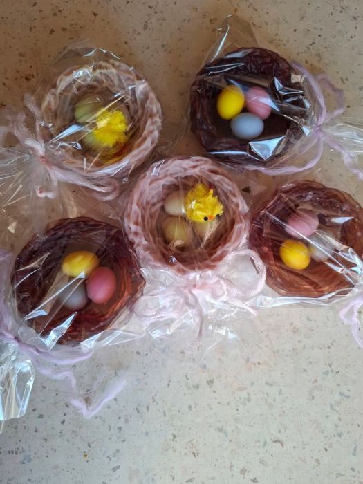 Великденски сапунени гнезда