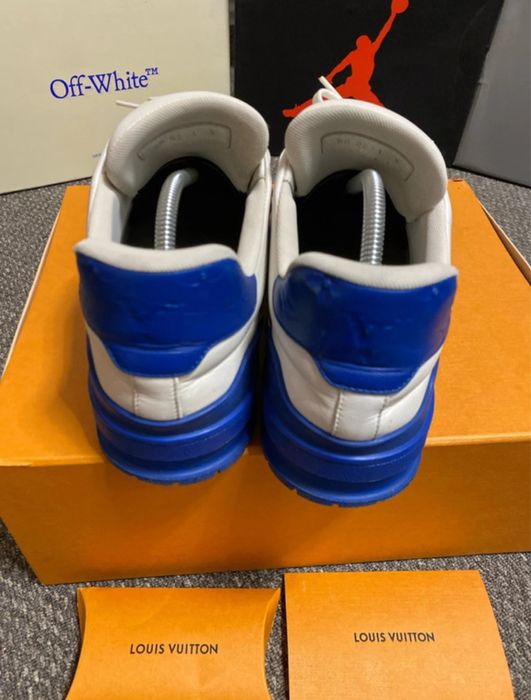 Louis Vuitton Trainer low White Blue mărime 44