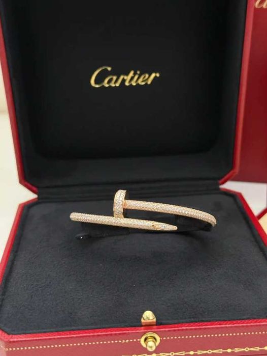 Brățară Cartier Juste Un Clou (Cui) cu cristale - nouă, în cutie