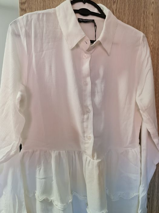 Rochie alba lejera de vara pentru fete !