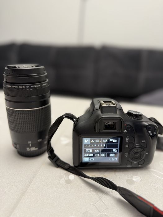Canon EOS 4000D + 2 обектива