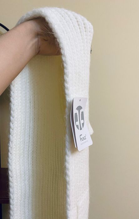 Капор + варежки с альпакой