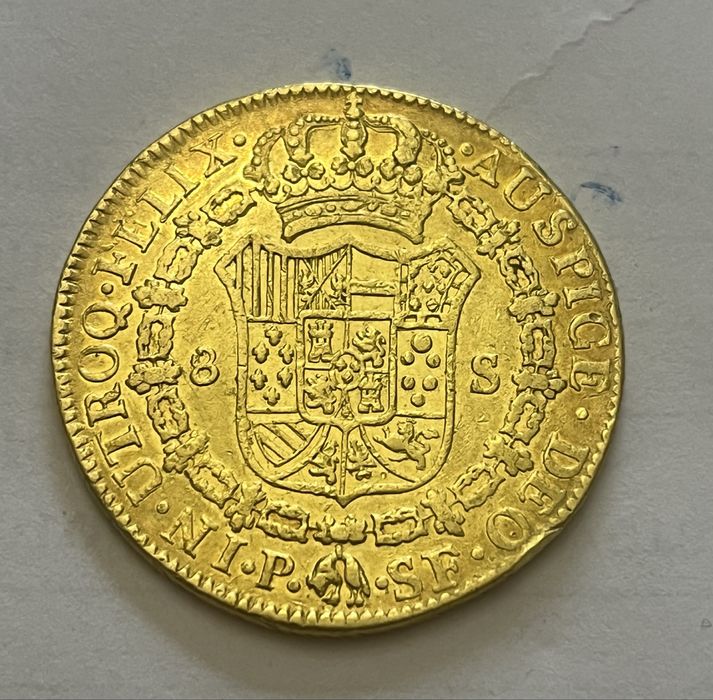 Золотой дублон 1795 год