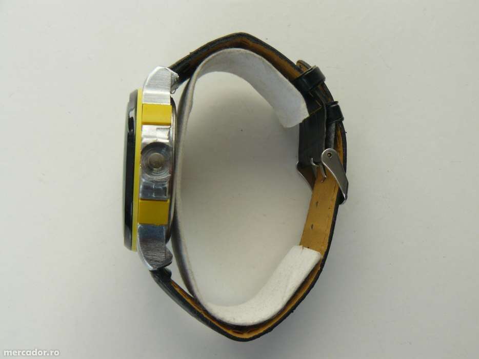 CEAS BARBATI H&B ,SC 05,Nou, Mecanism Quartz,Curea Din Piele Ecologica