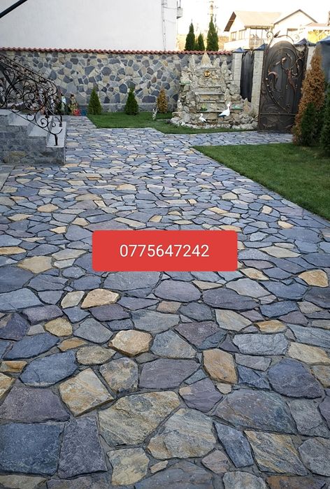 Piatra naturala de munte si montaj profesional