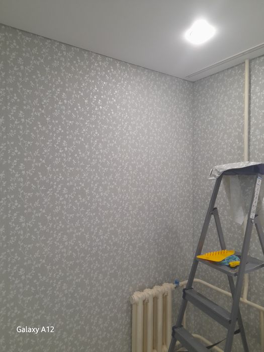 поклейка обоев,7500 рулон