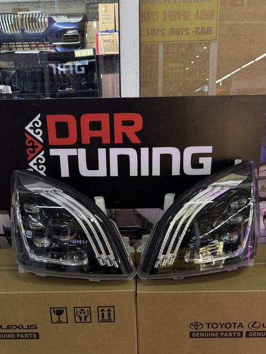 Prado 120 передние Led фары
