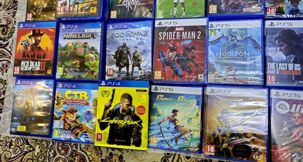 PlayStation 4 & PS5 Disklar. Запечатанный.