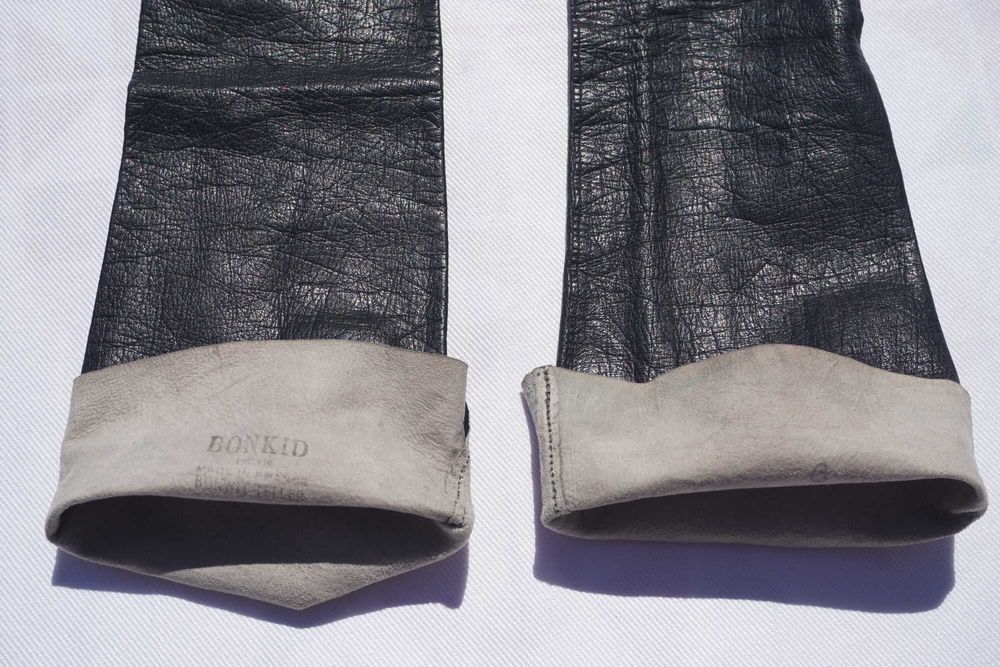 Ръкавици От Естествена Фина Мека Кожа Bonkid Kidskin Made In France XS