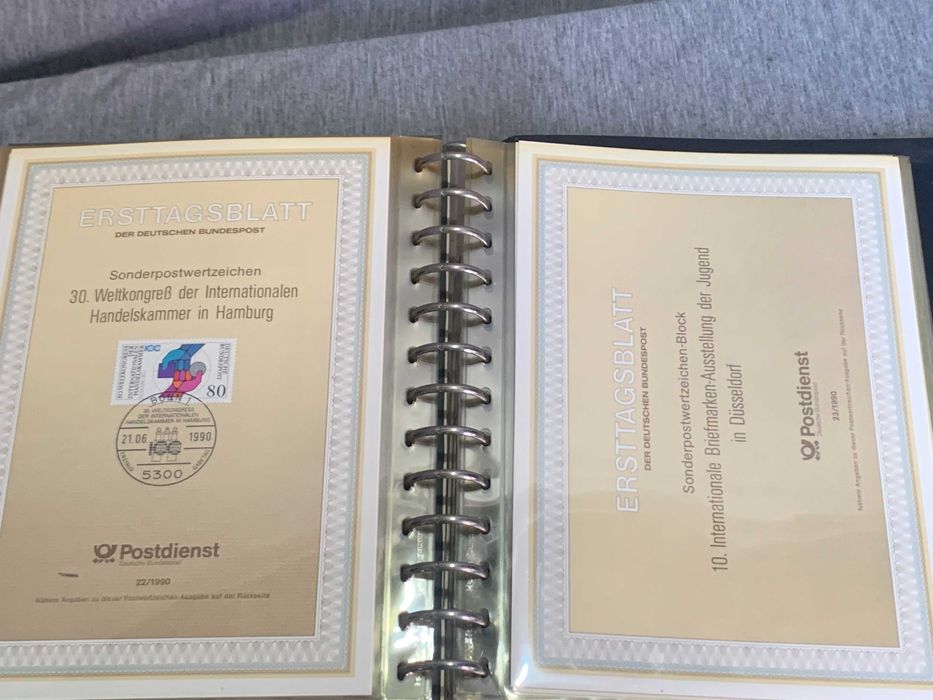 луксозен класьор Германия Първи лист 89-90г