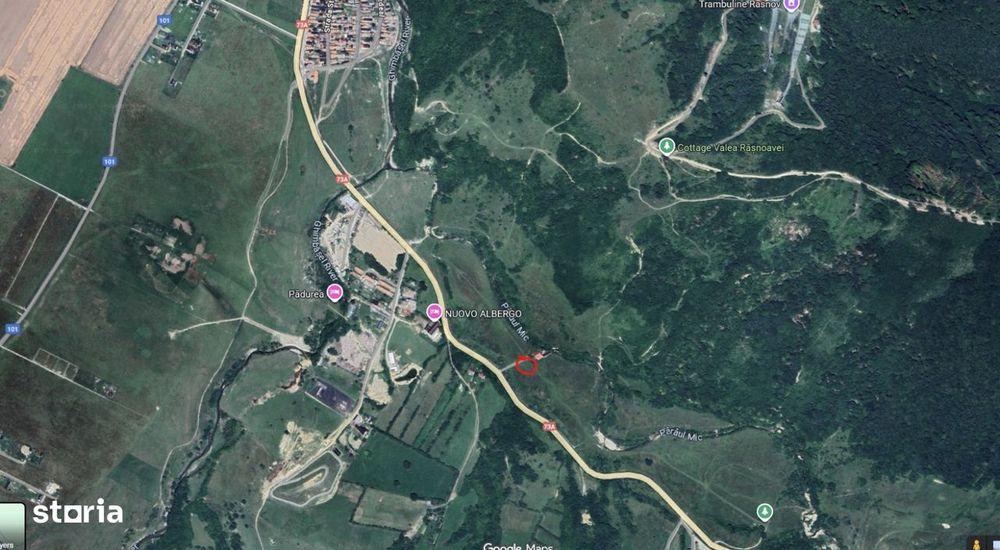 Teren intravilan cu PUZ + autorizație în curs, Râșnov – Strada Predeal